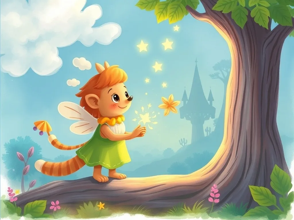 Bramble's Cloud Castle Adventure - Whisperwind teaching Bramble about cloud magic