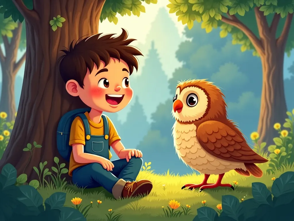 Bruno's Garden Mystery - Scene 2 illustration