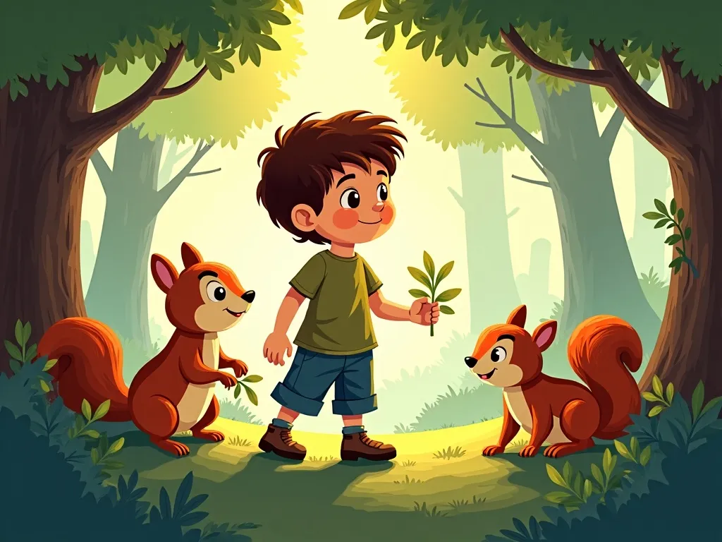 Bruno's Garden Mystery - Scene 3 illustration