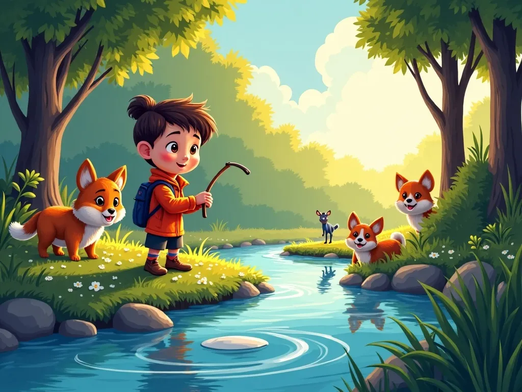 Bruno's Garden Mystery - Scene 4 illustration