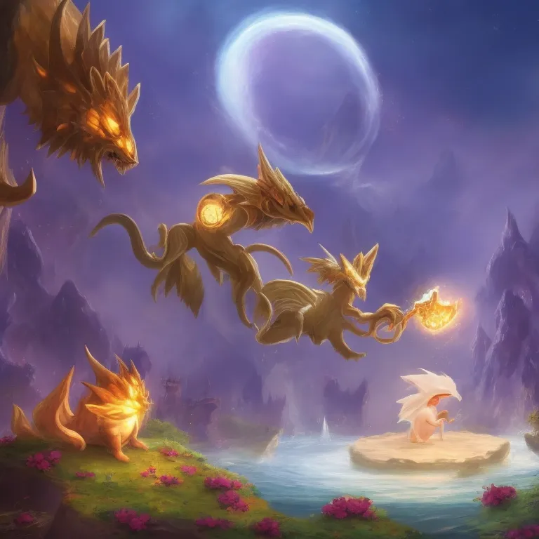 Illustration: Moat Creatures Guard the Water