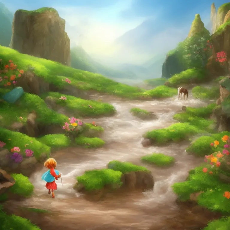 Illustration: Daisy Walks Through the Forest