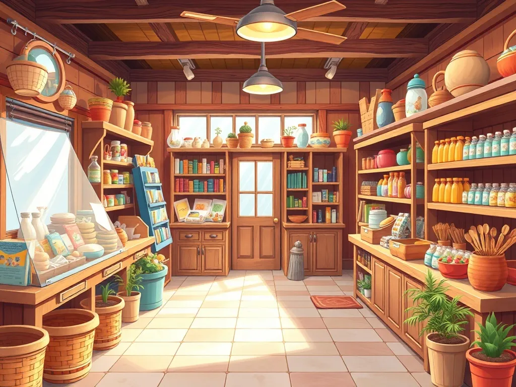 Ellie's Excellent Mix-Up Mystery - Perfectly organized shop gleaming with everything properly arranged