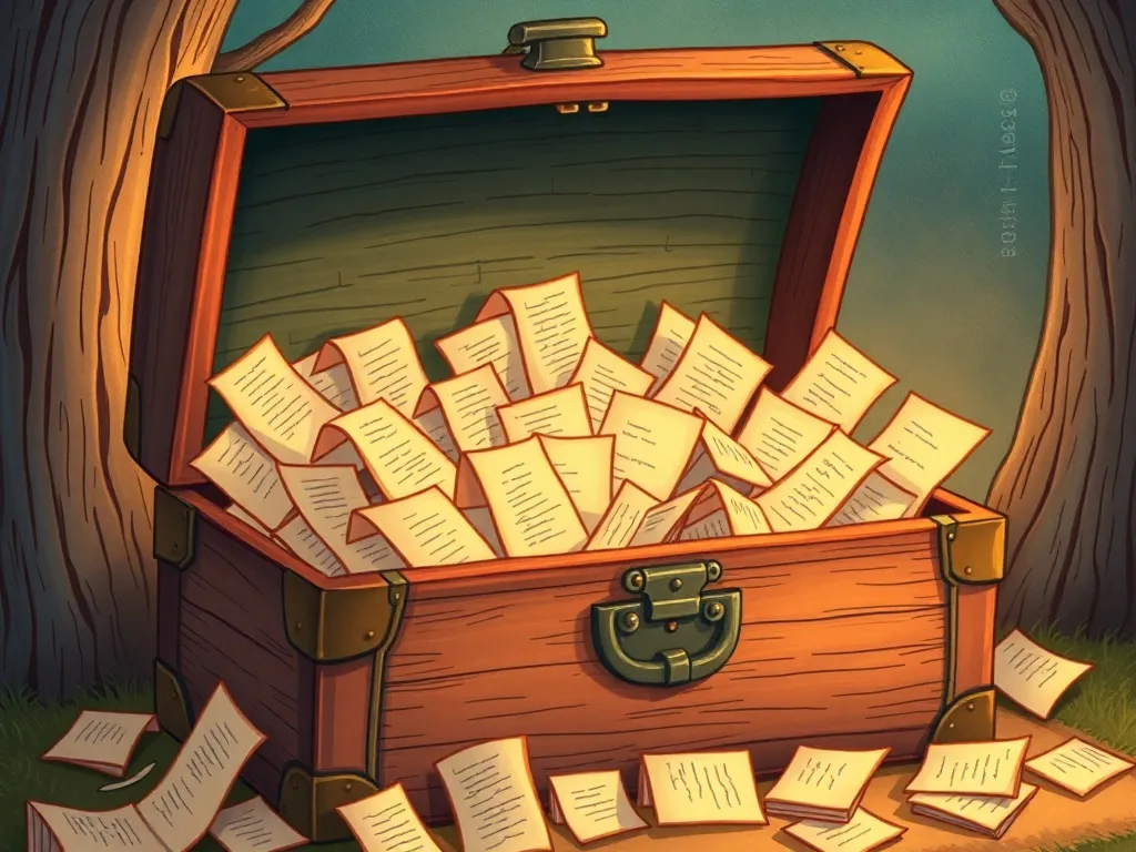 Elmer's Enormous Mix-Up - Elmer's trunk covered in confusing scribbled letters