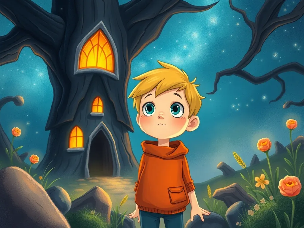 Finn's Petal-Perfect Questions - Finn staring wide-eyed at the mysterious photo