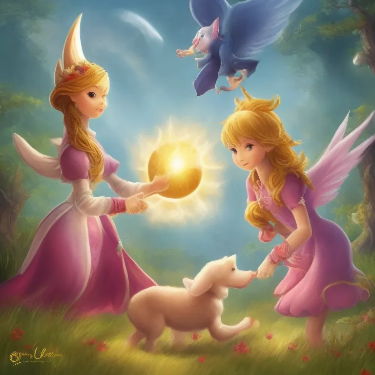 Illustration: Moonlight in the Forest