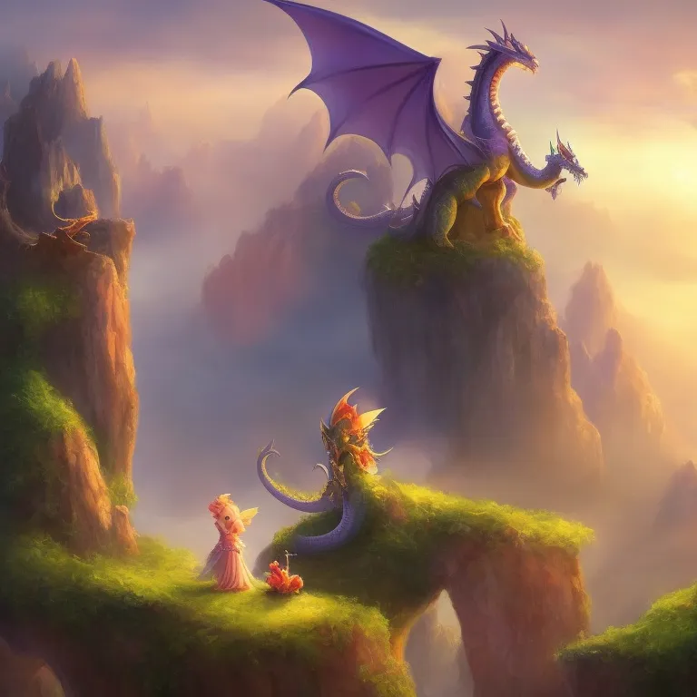 Illustration: Jack and Dragon Become Friends