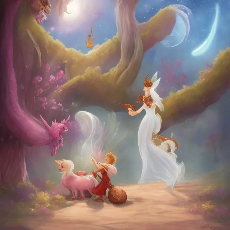 Illustration: Lenny and Betsy on the Farm