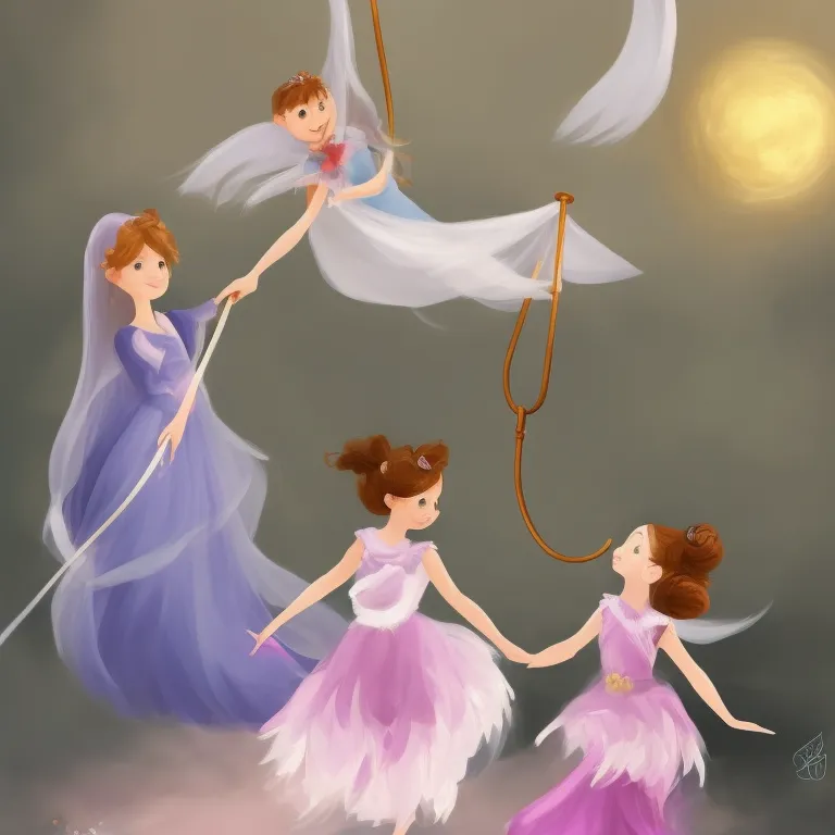 Illustration: Mr. Leo Shows Lila a Breathing Exercise
