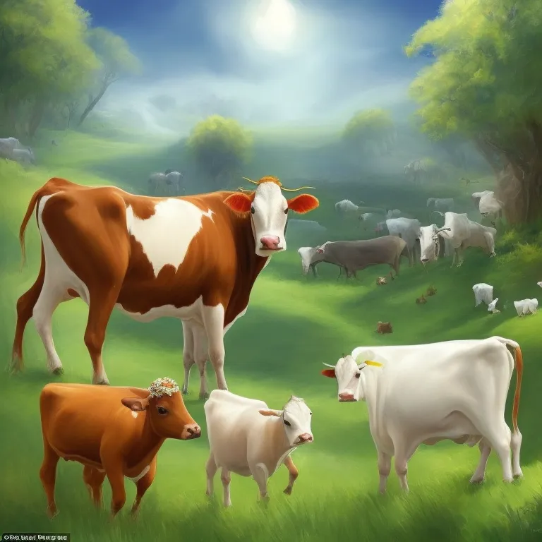 Illustration: Lily and Tom Meet Farm Animals