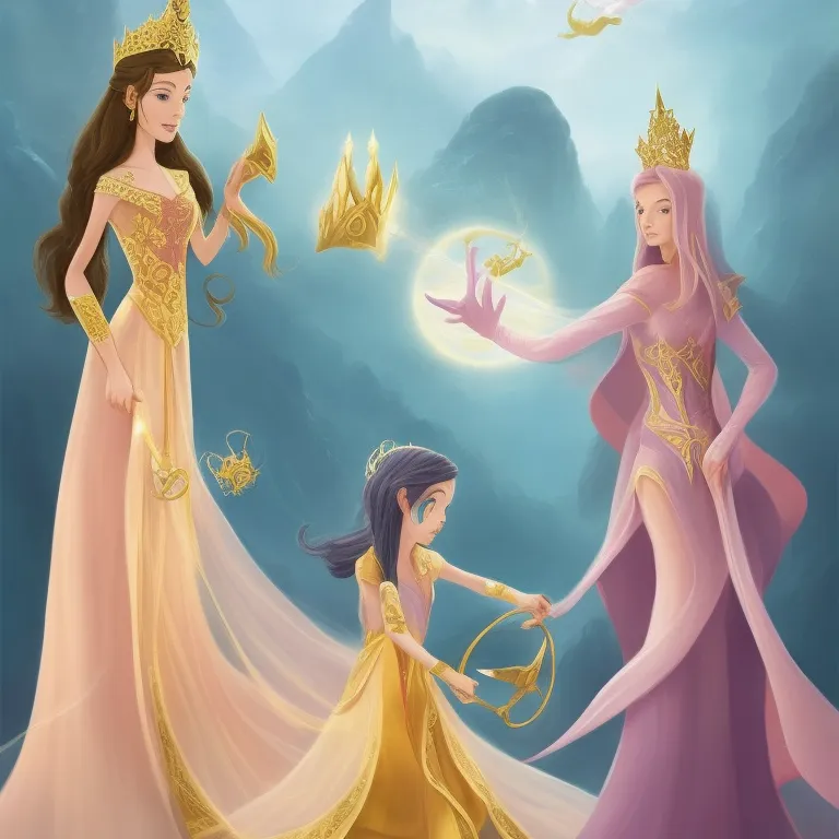 Princess Lily accepting the three challenges