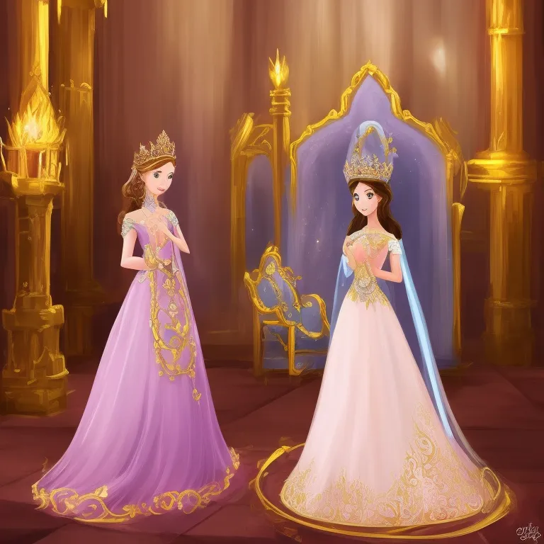 Queen Lily's coronation ceremony