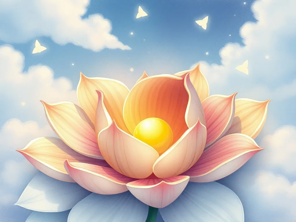 Luna and the Bell That Was Not Hers - Silver bell found in cloud-flower petals