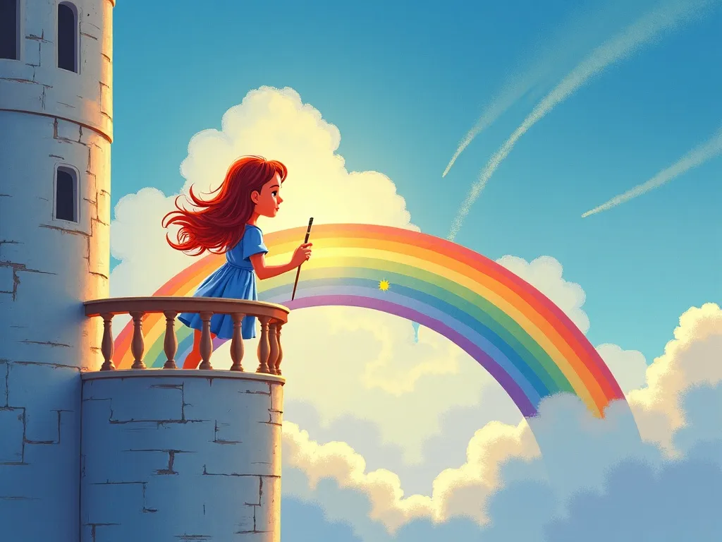 Luna's Cloud Castle Chronicles: A Lesson in Colors and Kindness