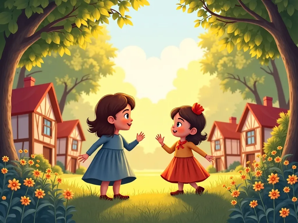 Luna&#x27;s First Flight - Scene 6 illustration
