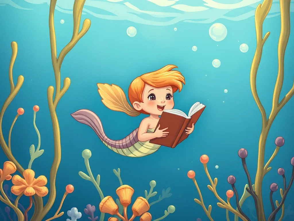 Marina's Question - Shelly sharing stories while swimming through kelp