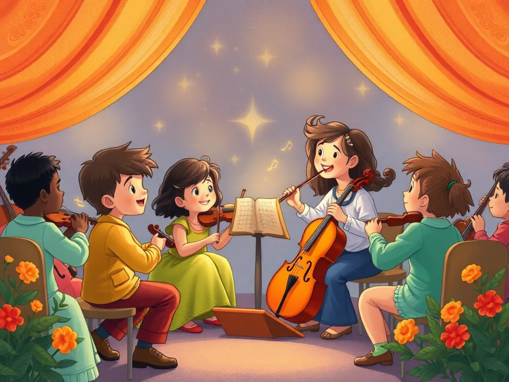 Melody's Forest Question - Melody gathering courage at the orchestra clearing