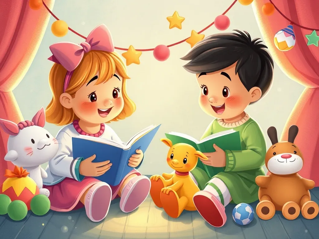 Melody's Toy Box Sharing Adventure - Toys sharing stories with Melody