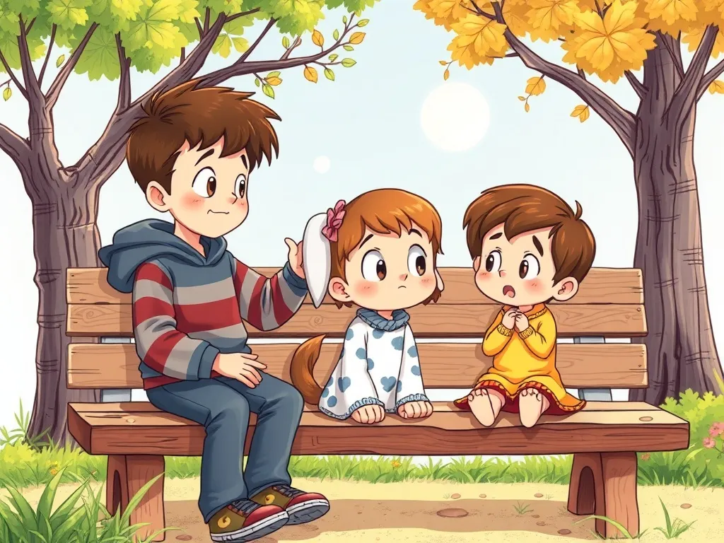 Mia's River Responsibility - Tommy and Max discovering worried Mia on bench