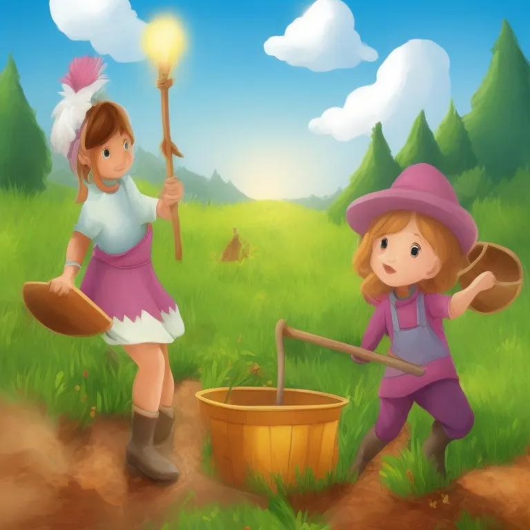 Illustration: Molly Checks Farmer John's Chore List