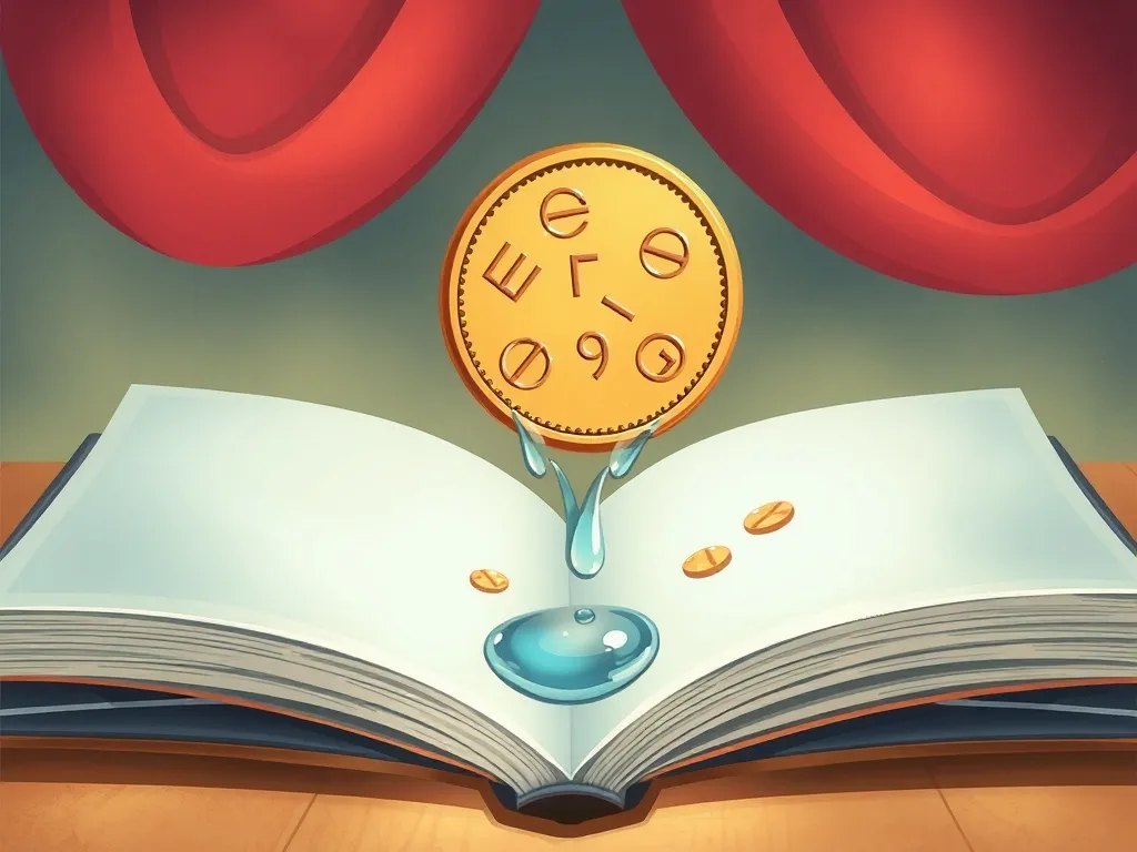 Penny's Heavy Heart - Penny's tears dropping onto open picture book