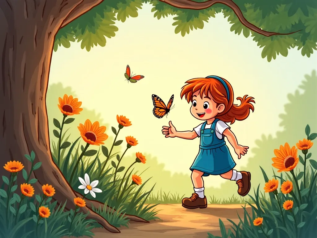 Penny&#x27;s Meadow Discoveries - Scene 2 illustration