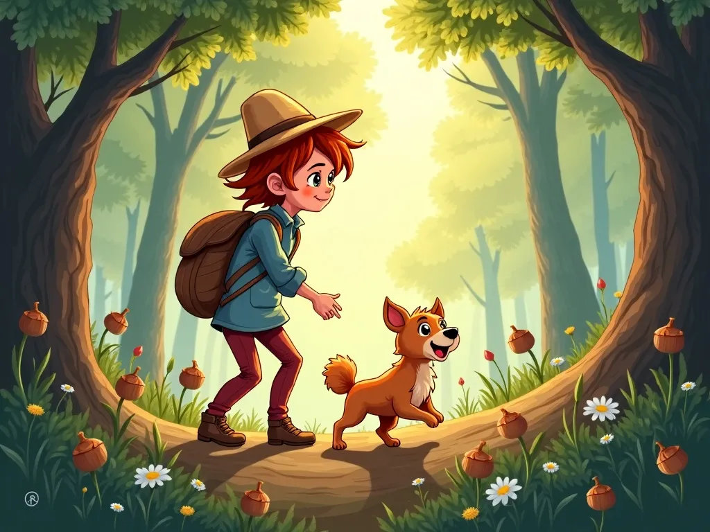 Penny&#x27;s Meadow Discoveries - Scene 4 illustration