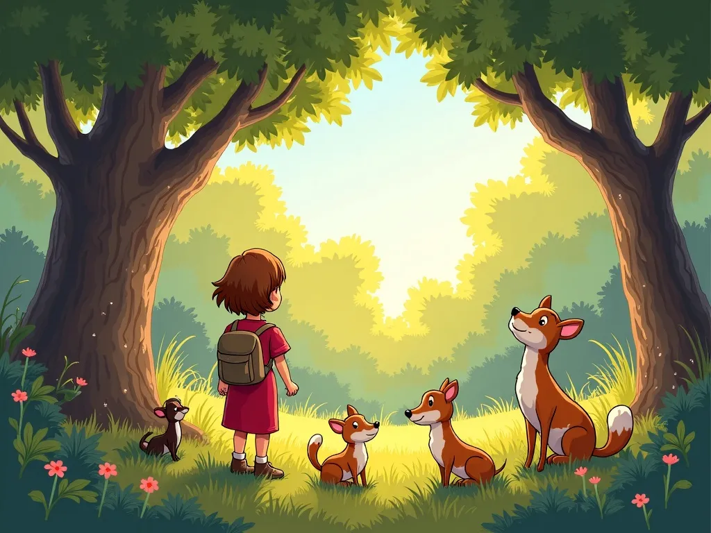 Penny's Meadow Discoveries - Scene 6 illustration