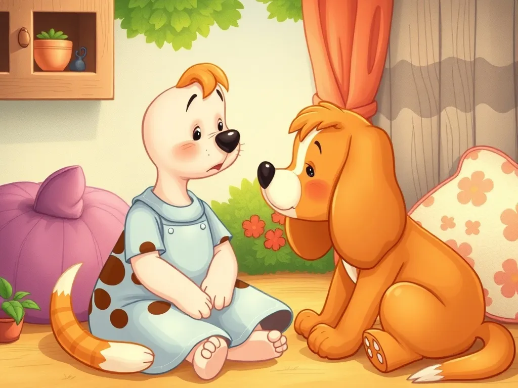 Penny's Sweet Mistake - Bailey comforting Penny as she apologizes