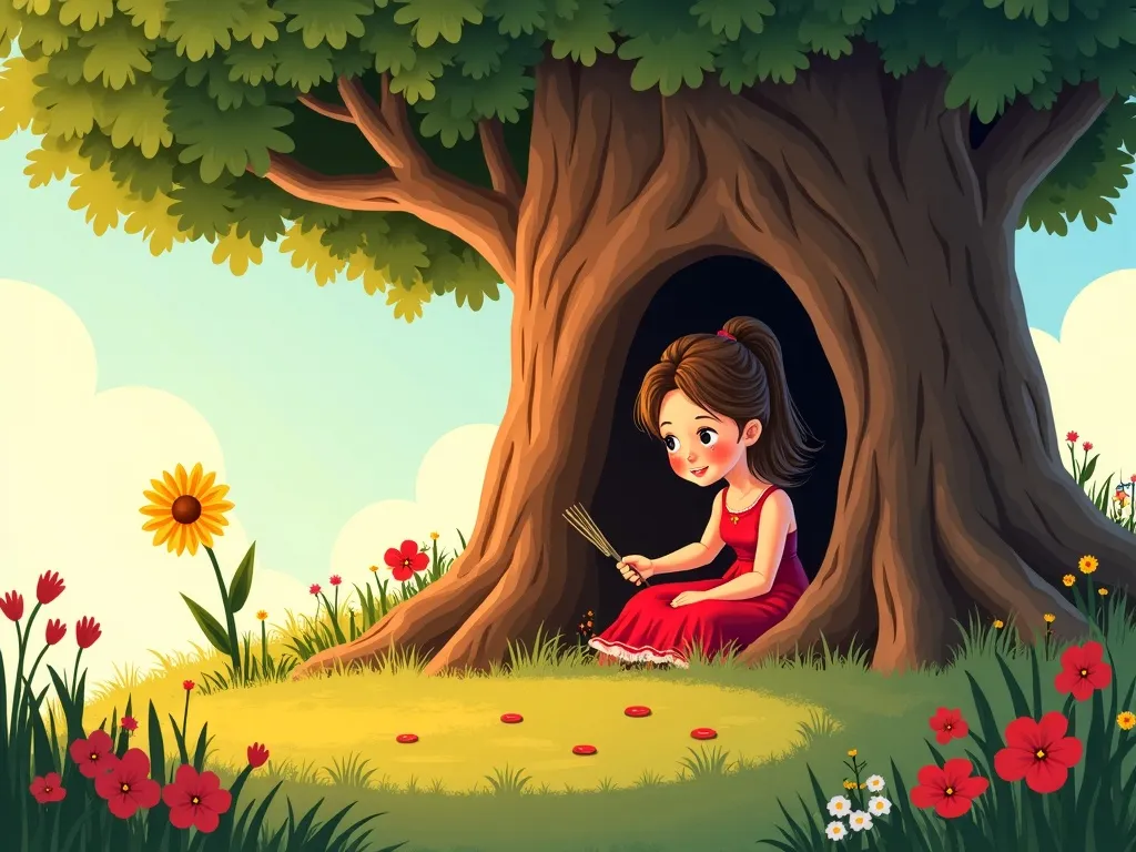 Petal&#x27;s Perfect Share - Scene 7 illustration