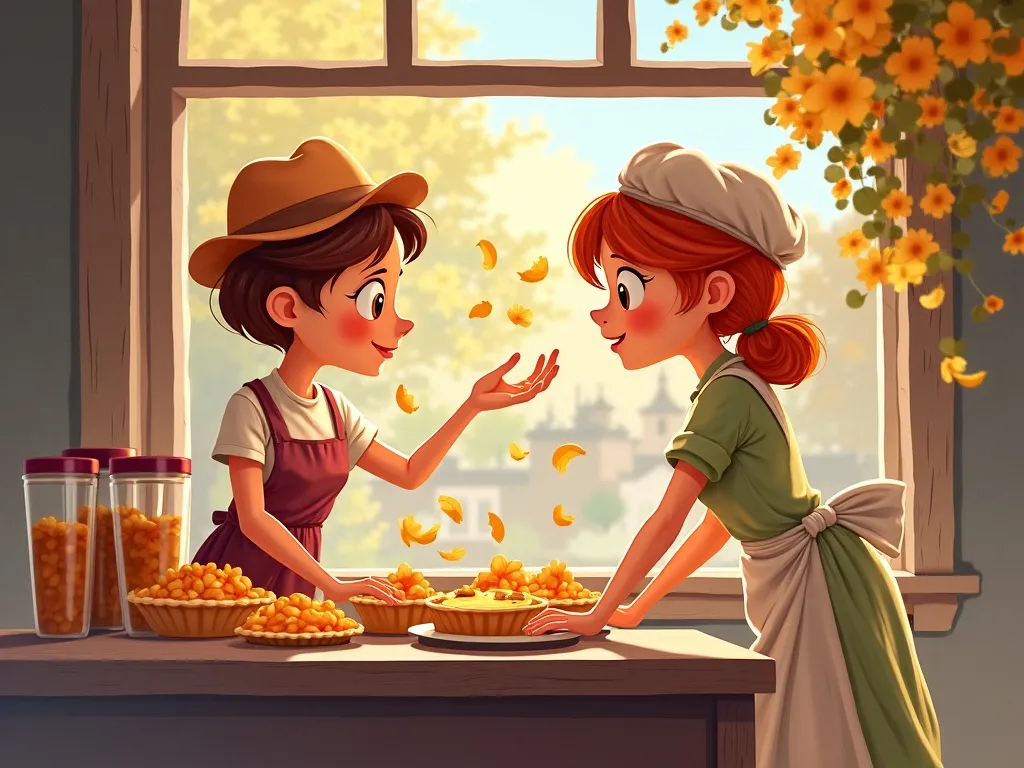 Petals the Curious Dragon - Scene 2 illustration