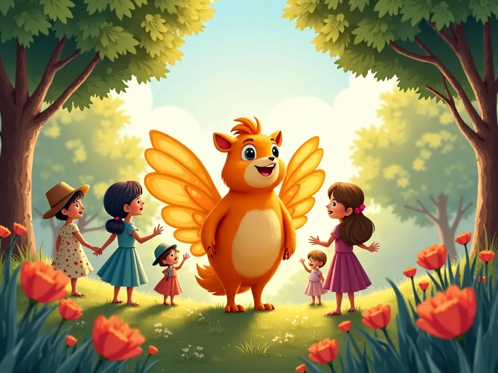 Petals the Curious Dragon - Scene 5 illustration