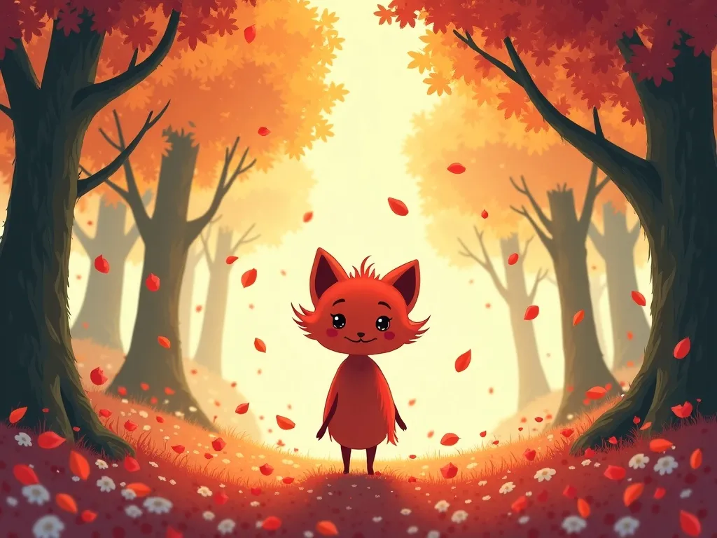 Petals the Gentle Dragon - Scene 5 illustration