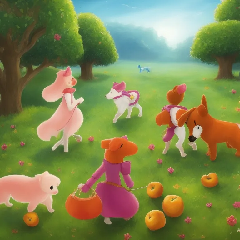 Illustration: Spot Watches the Orchard