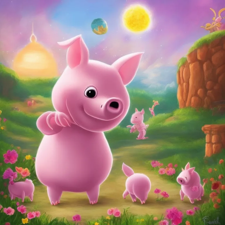 Illustration: Pinky's Place on the Farm