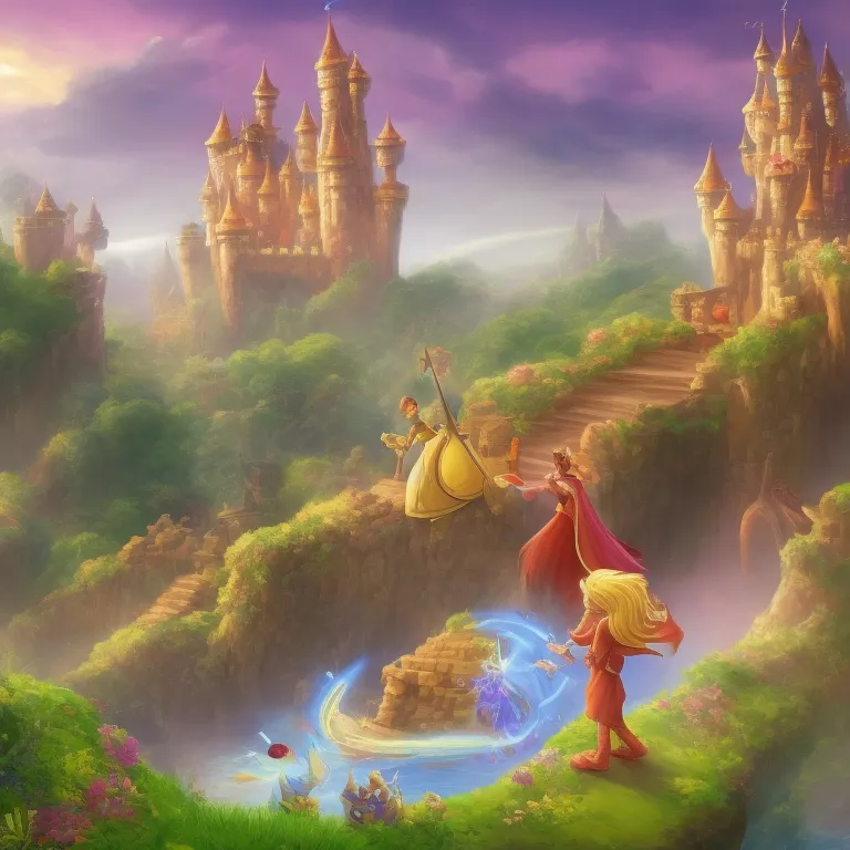 Illustration: Prince Leo Helps the Castle