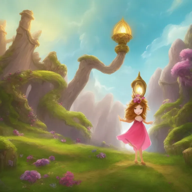 Illustration: Princess Maze Runner Leads Her Friends Through the Maze