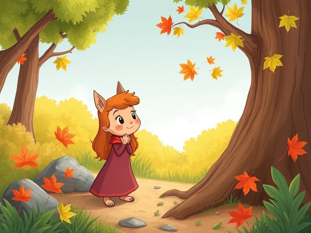 Professor Picklebottom's Topsy-Turvy Discovery - Penelope admitting she is turned around to smiling Maple