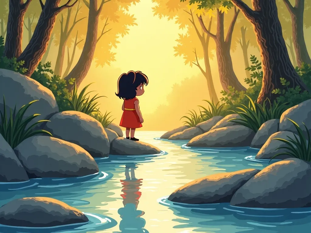 Puddles and Promises: A Little Elephant's Steps
