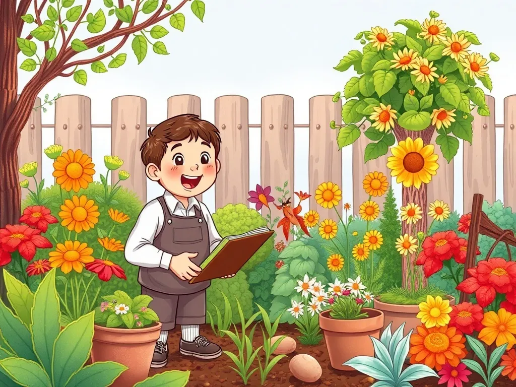 Sam's Secret Garden Science - Sam shares completed garden guide