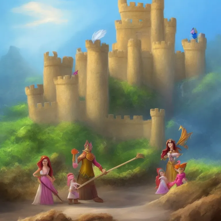 Illustration: Dragons Over the Sand