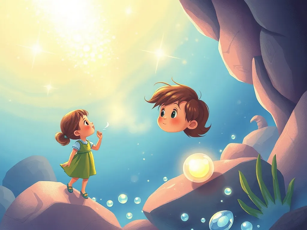 Shimmer's Pearl Song - Shimmer speaking with glowing Pearl Keeper presence