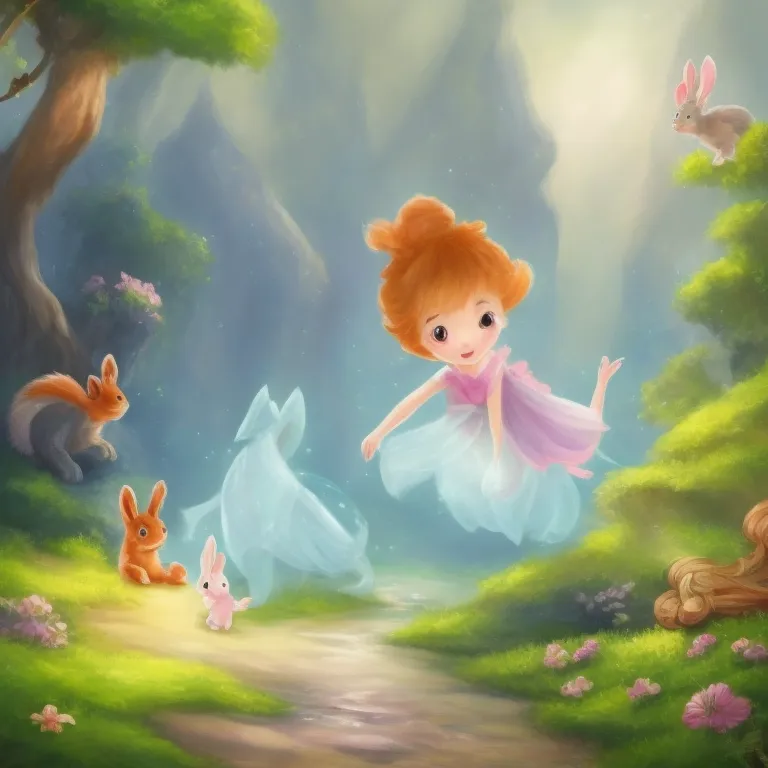 Illustration: Sophia and Friends Find a Safe Stream Crossing