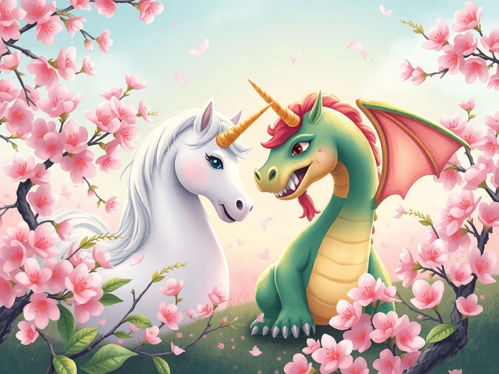 Sparkle and the Garden Dragon's Rainbow