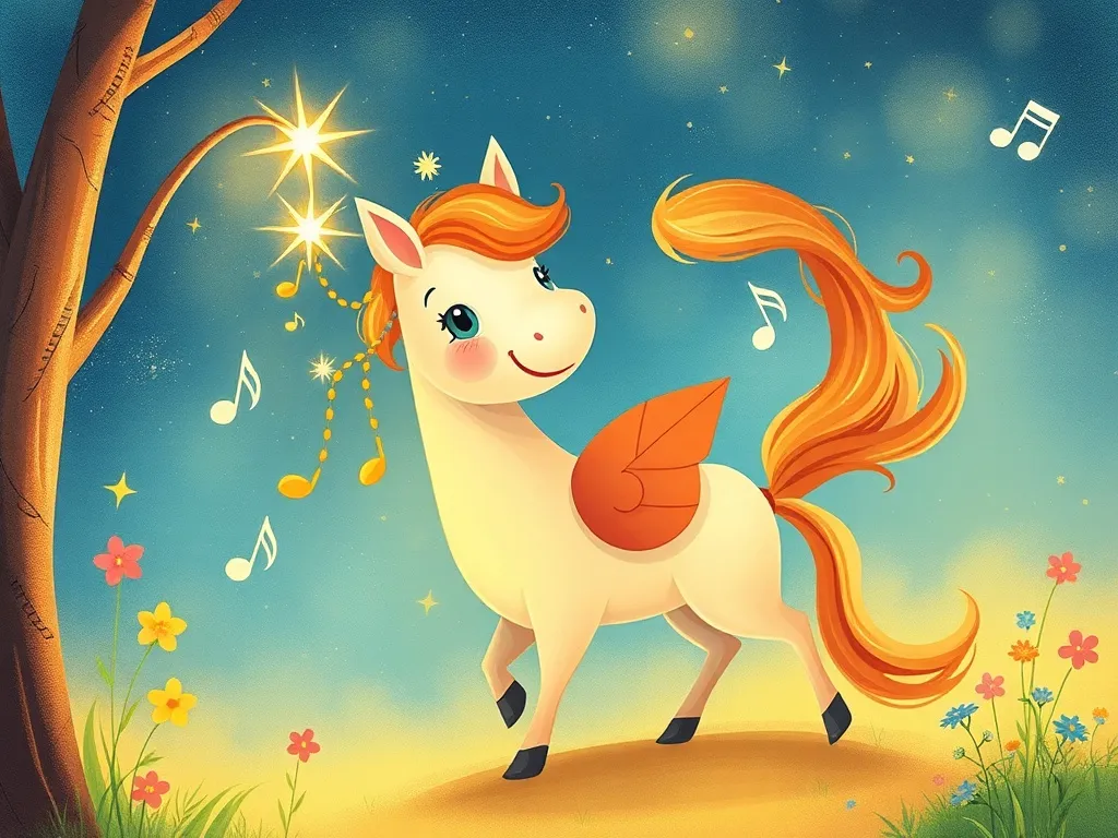 Sparkle and the Symphony of Wings - Sparkle creating musical light notes from her horn