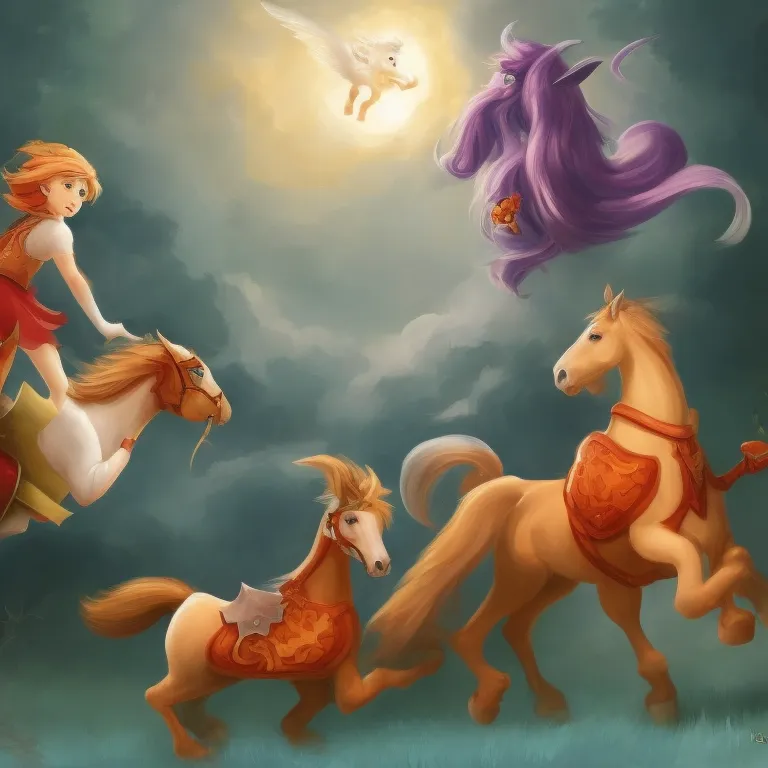 Illustration: Sparky Shines in the Horse Show
