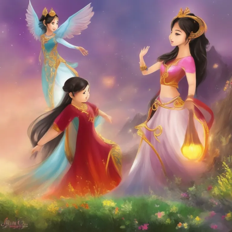 Illustration: Mei and Aman practicing shared stop signals