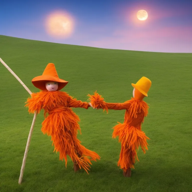 Illustration: The Scarecrow's Magical Encounter