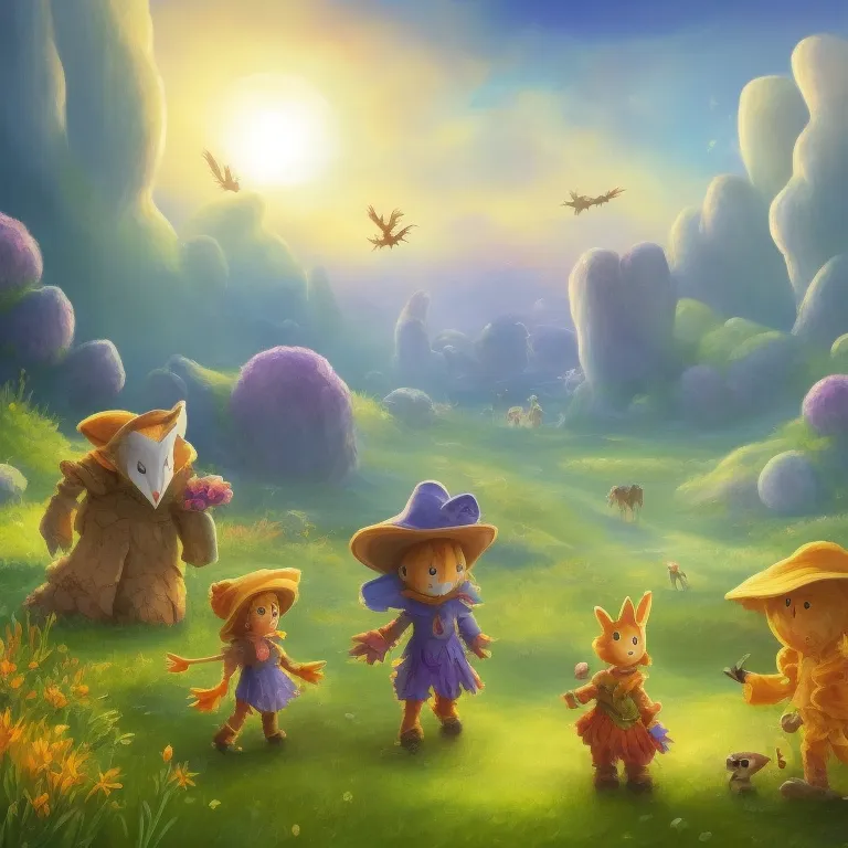 Illustration: Across the Fields