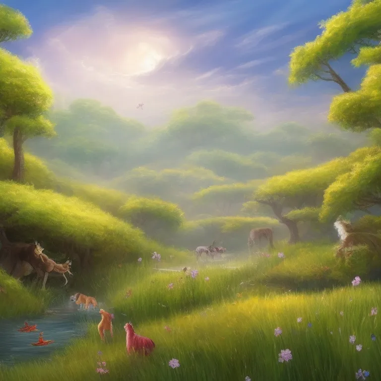 Illustration: The Enchanting Pond
